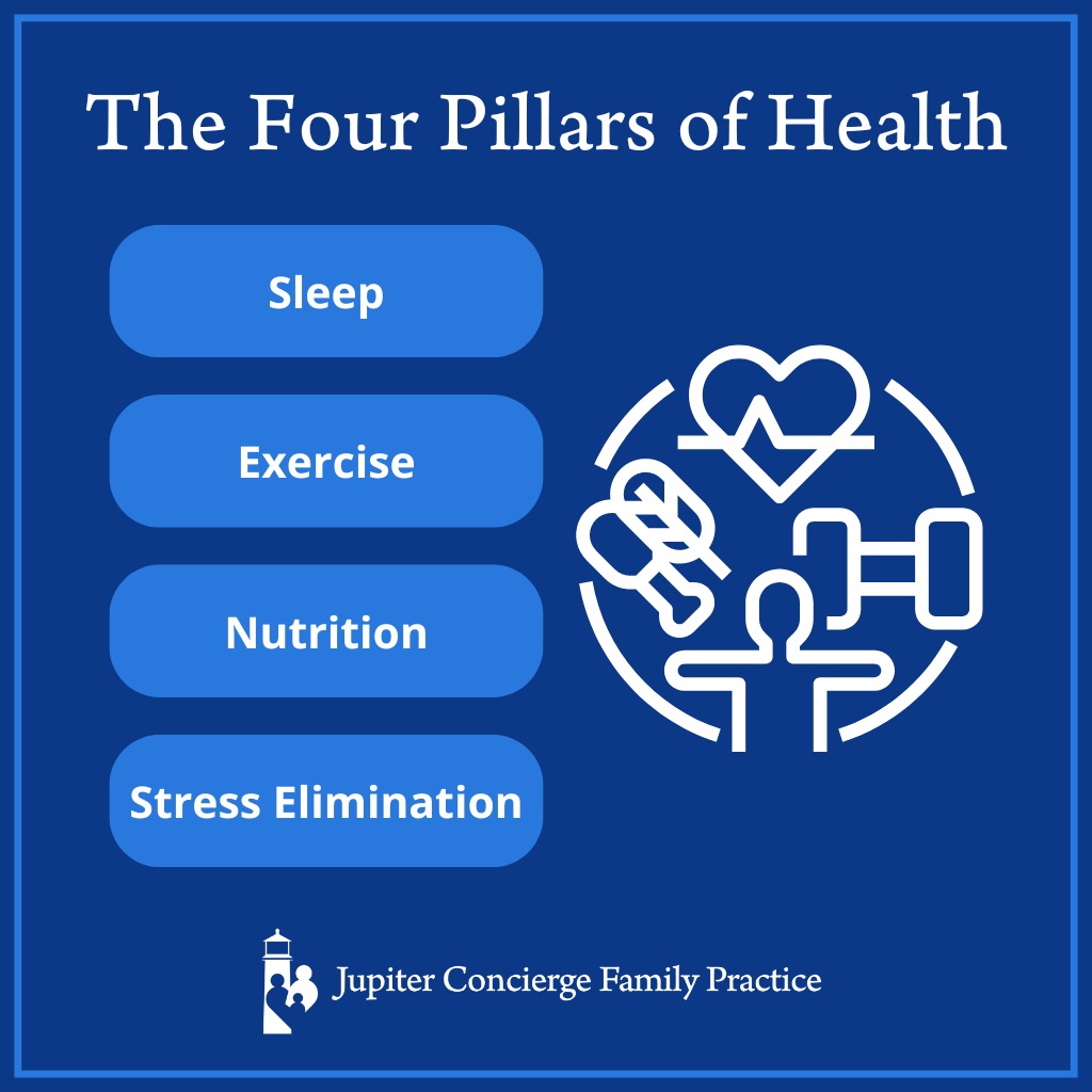 Infographic: The Four Pillars of Health: A Foundation for Wellness